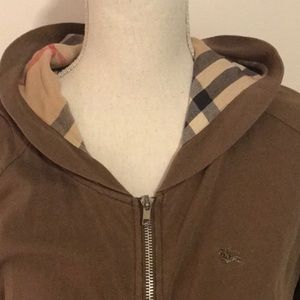 Burberry women’s zip up XL